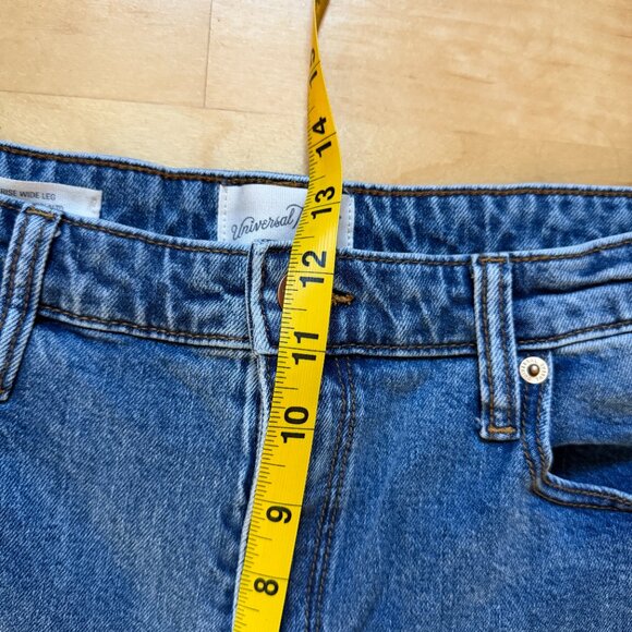 Universal Thread High-waisted Wide Leg Carpenter Work Jeans 14/32R - Picture 12 of 14